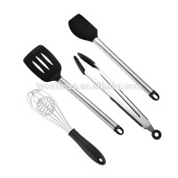 Amazon Hot Sale BPA Free Silicone Cooking Tools Heat-Resistant Non-Stick Kitchen Utensils Set