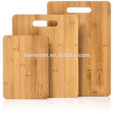 Homesen hot sale 3piece bamboo cutting board set