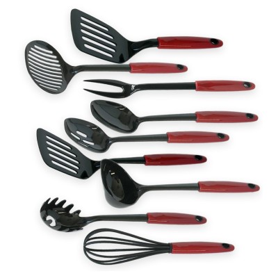 Homesen top sale complete 9pcs nylon kitchen utensils tool set