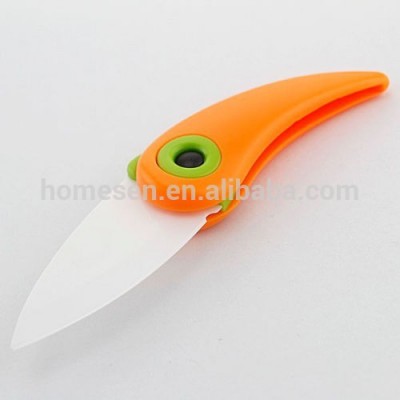 Homesen New arrival Bird ceramic folding knife fruit knife, promotional gift