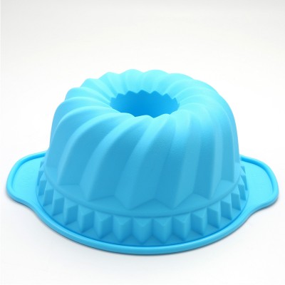 Homesen FDA standard custom-made big silicon cake mold, crown silicon cake mould